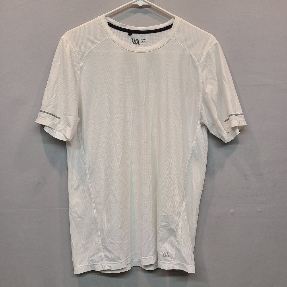 Dicks Sporting Goods Athletic Shirt Mens Small White Short Sleeve